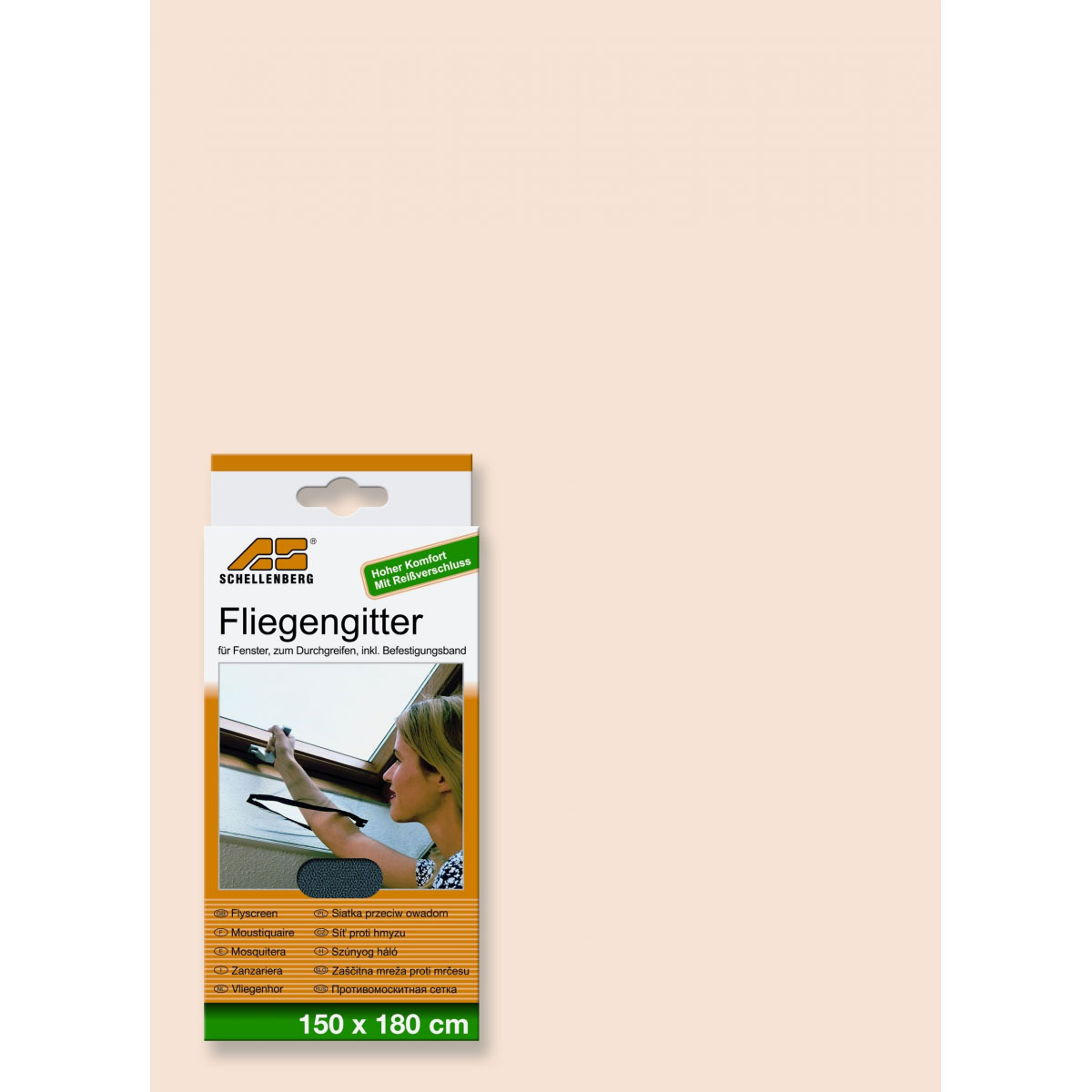 Schellenberg Fliegengitter 150 x 180 cm anthDachfenster