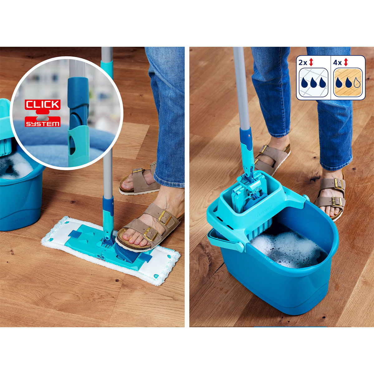 Leifheit Bodenwischer-Set Power Clean Bild 5