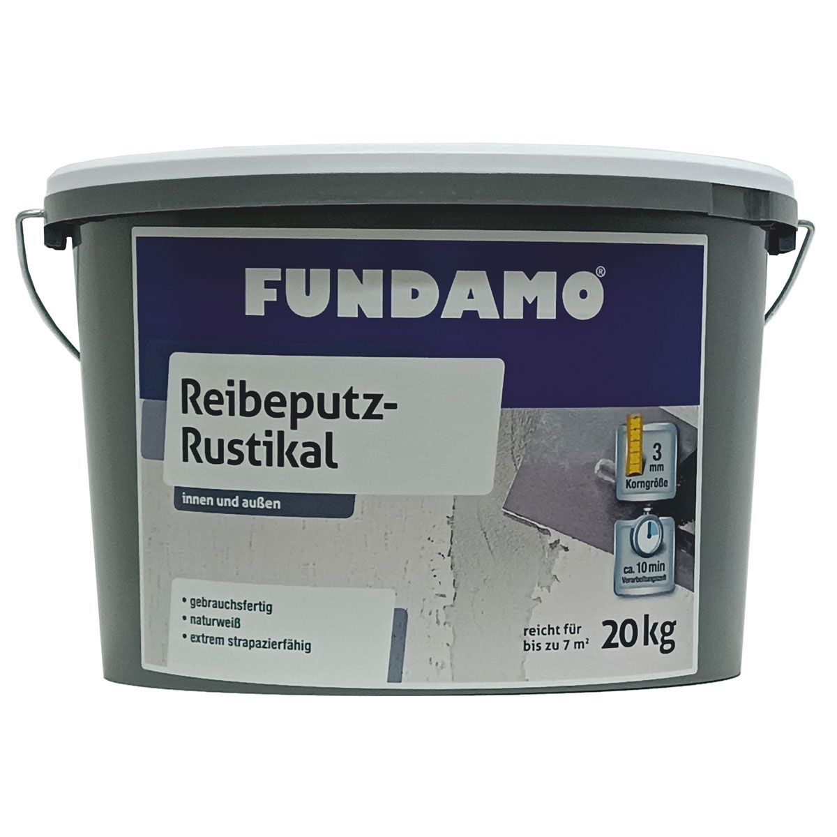 Fundamo Rustikalputz 3 mm 20 kg