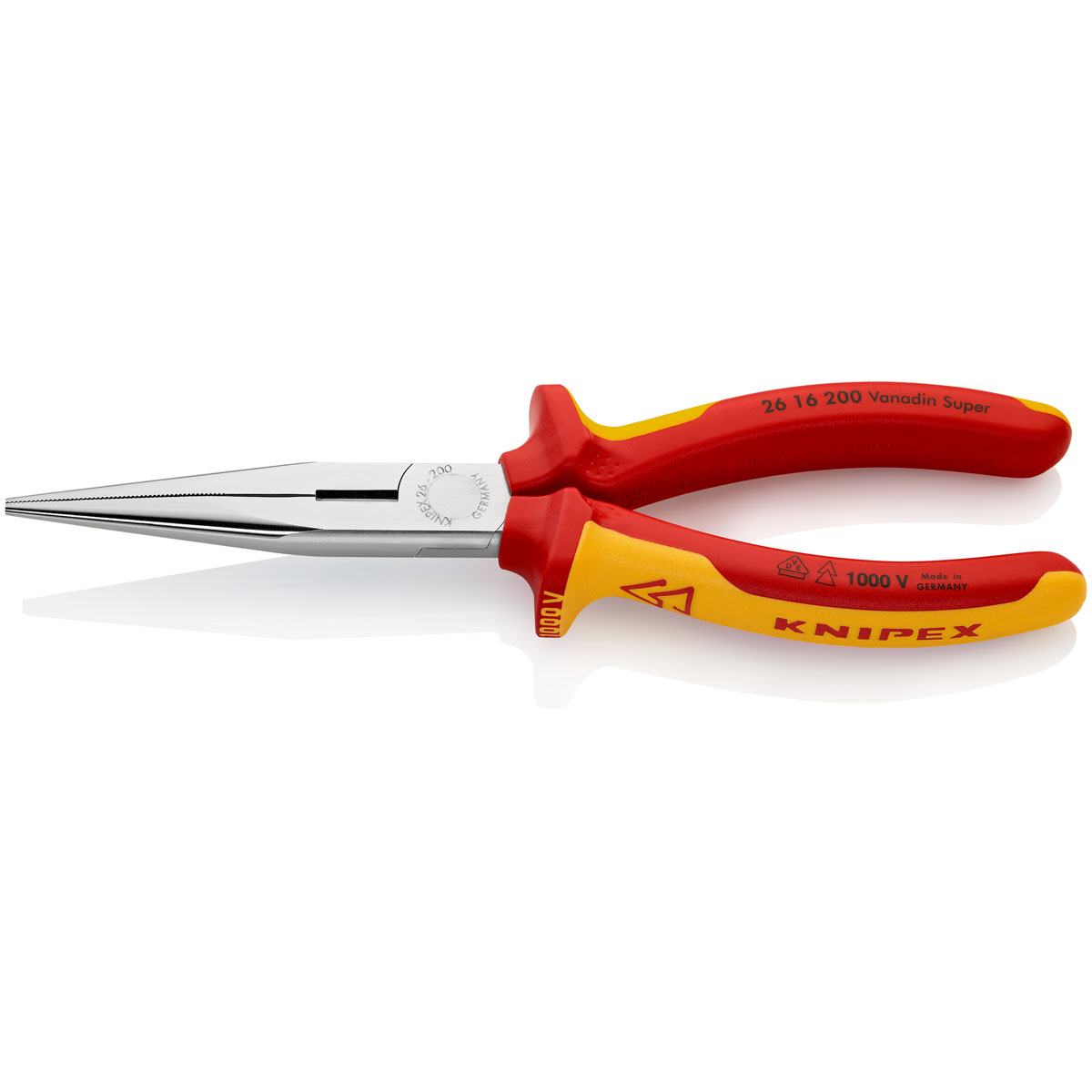 Knipex Flachrundzange VDE 20 cm Bild 1