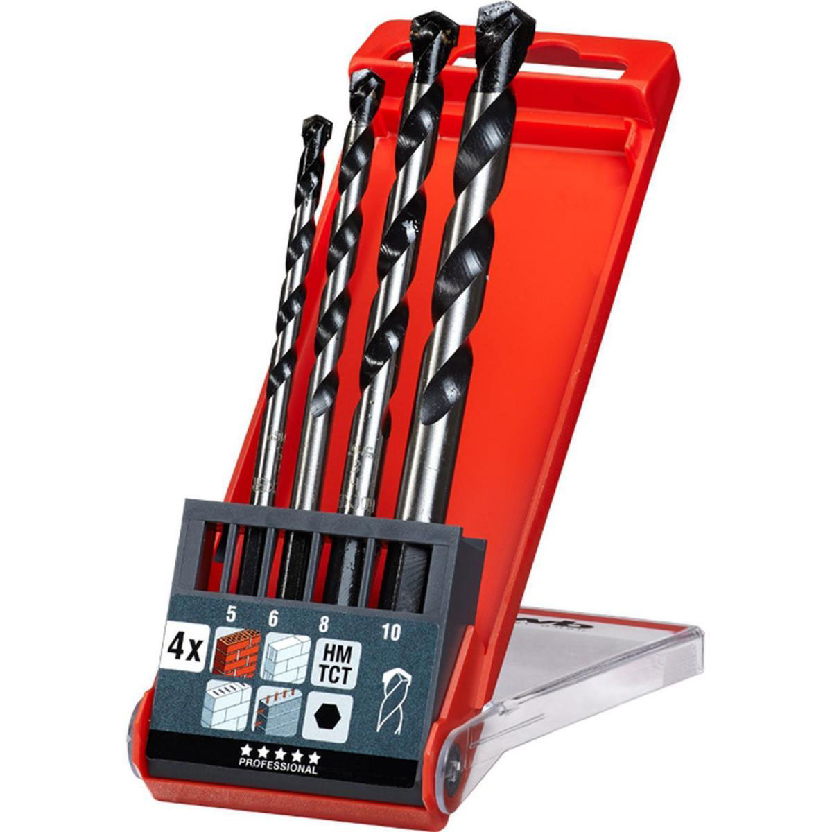 kwb  Beton- und Steinbohrersatz Rocker 4 teilig Bild 1