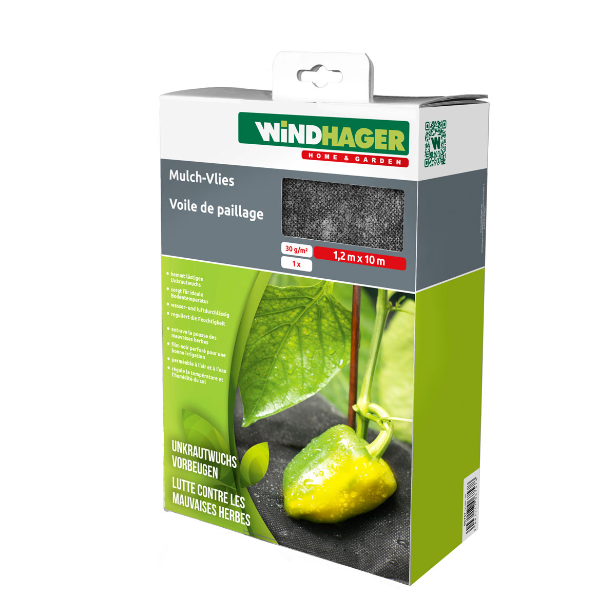 Windhager  Mulch-Vlies 1,2x10 m schwarz Bild 6