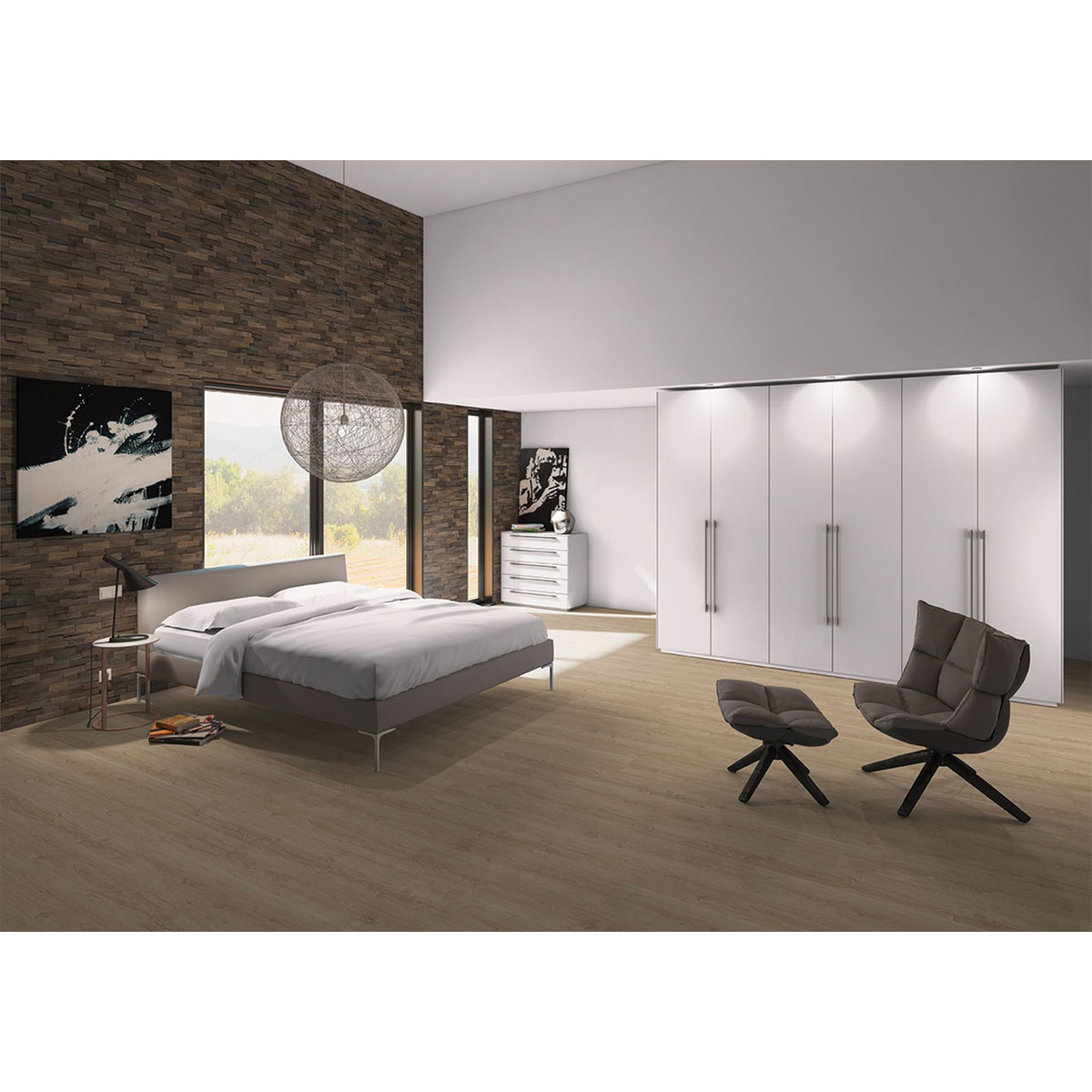 Indo Wandverkleidung Teak Charred 10er-Set Bild 3