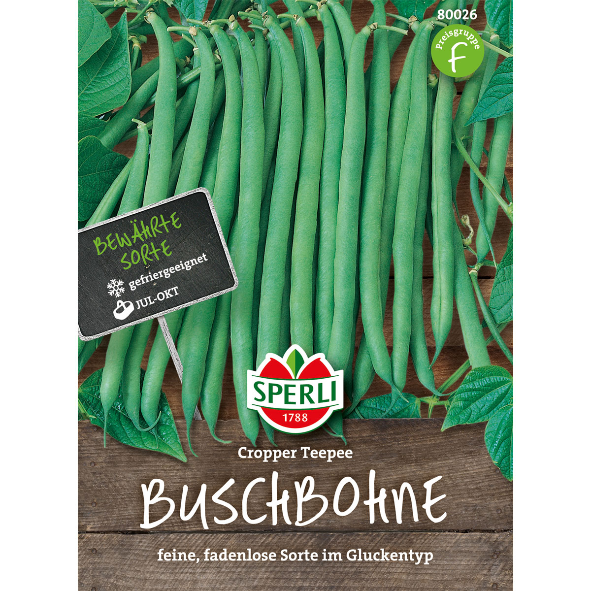 Sperli Buschbohnen Cropper Teepee Bild 1