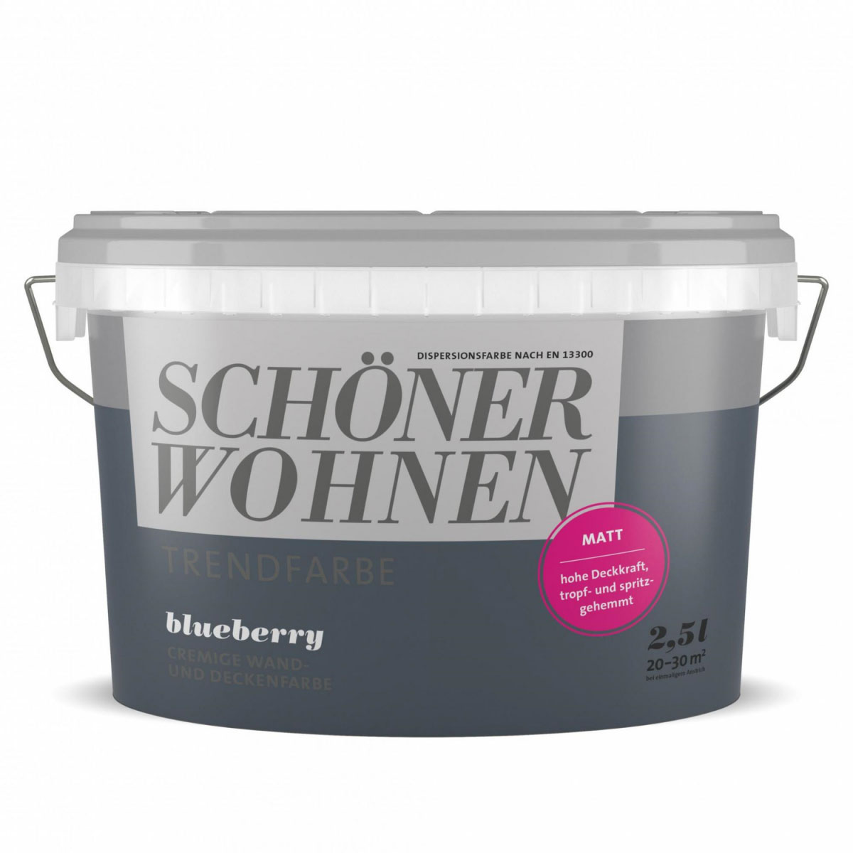 Schöner Wohnen Farbe Trendfarbe Blueberry 2,5 L