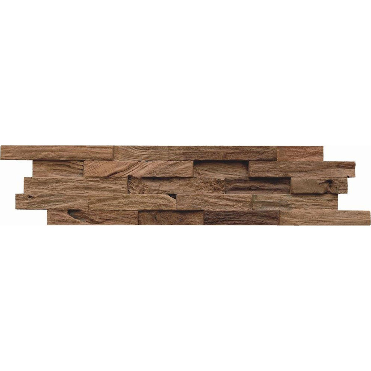 Indo Wandverkleidung Teak Classic Sumatra Natur 10er-Set Bild 2