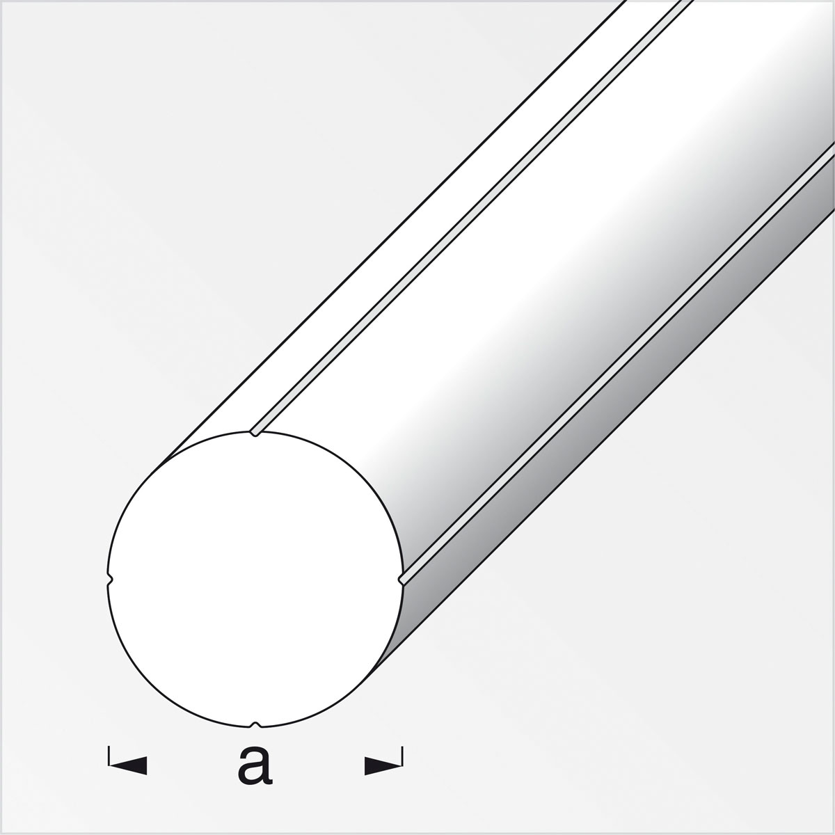 MyTool Rundstange 7,5 mm 1m blank Bild 2