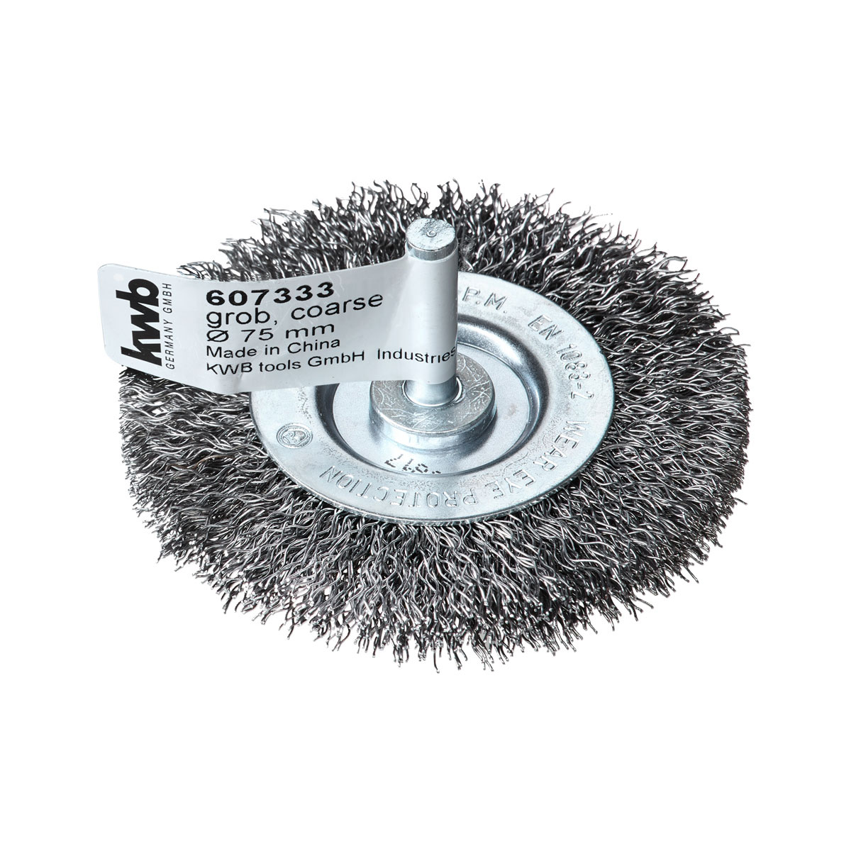 kwb  Scheibenbürsten für Einsatz mit Bohrmaschinen und Akkuschraubern HSS grob Durchmesser 75 mm
