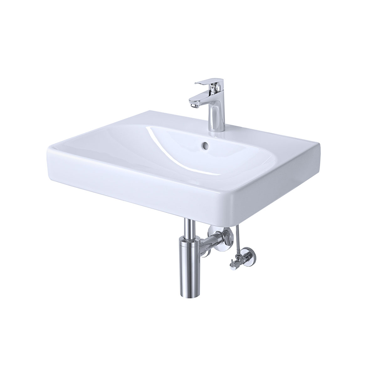 Geberit Waschtisch Smyle Square inkl Armatur 60 cm Bild 1