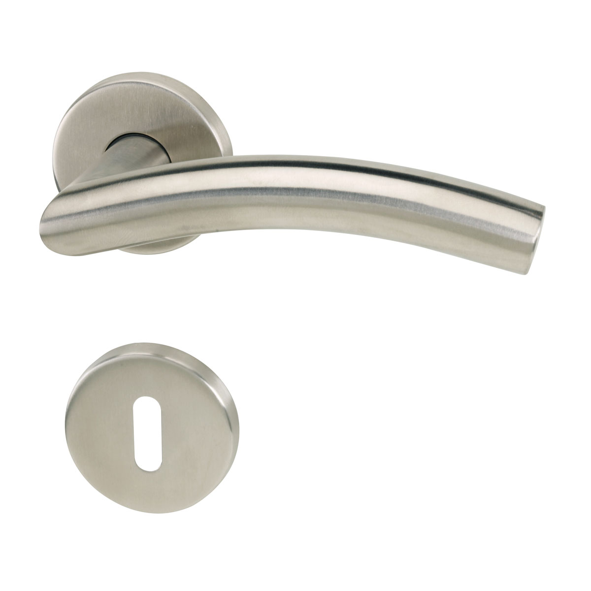 Alpertec Rosettengarnitur Peking - R Edelstahl