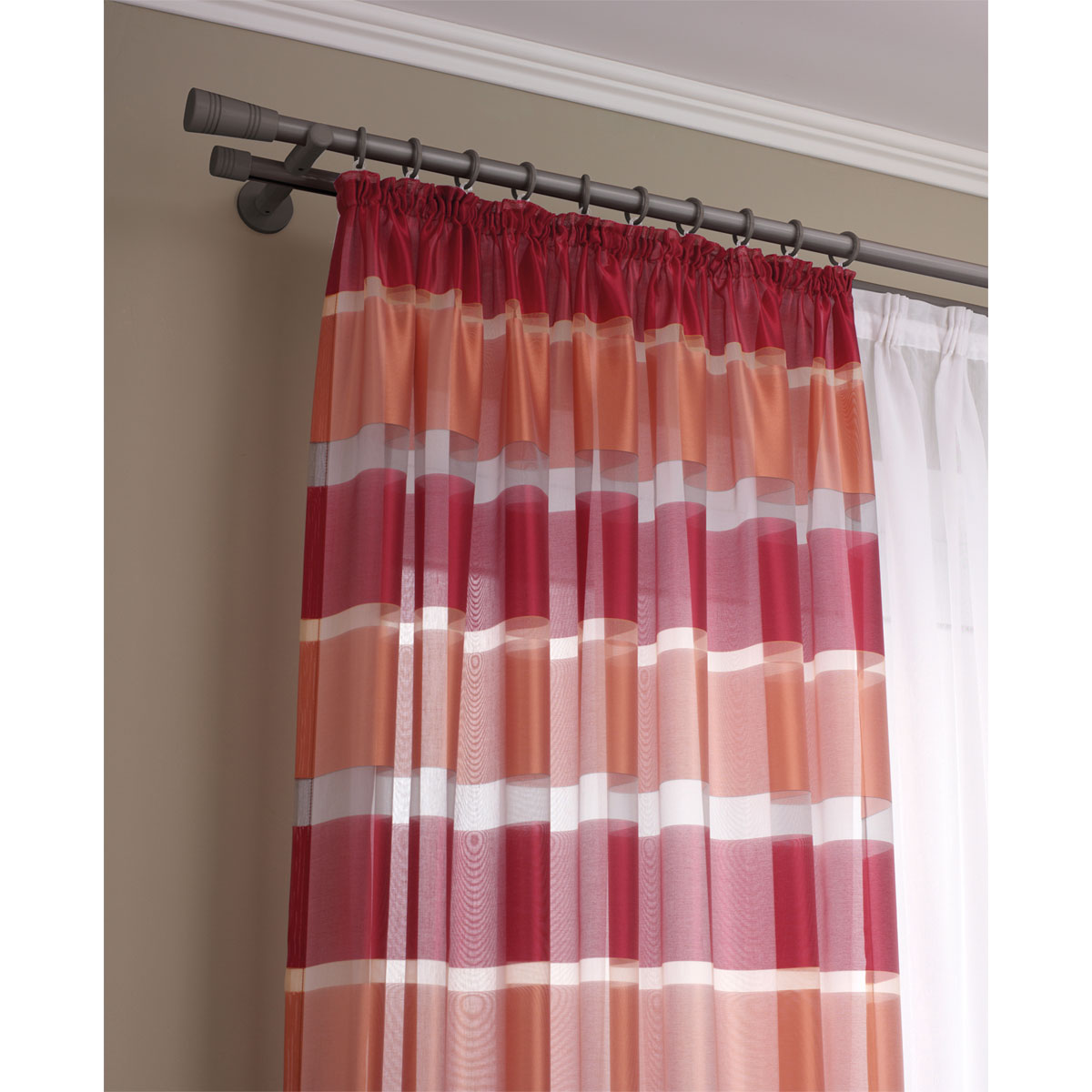 Gardinia  Gardinenstange Chicago mit Innenlauf Durchmesser 16 mm 120 cm titan Bild 4