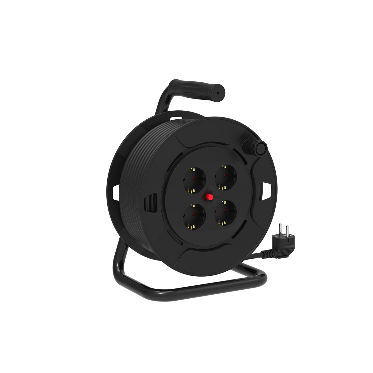 Flector Technik Kabeltrommel 20 m IP20 4-fach Schuko Bild 1