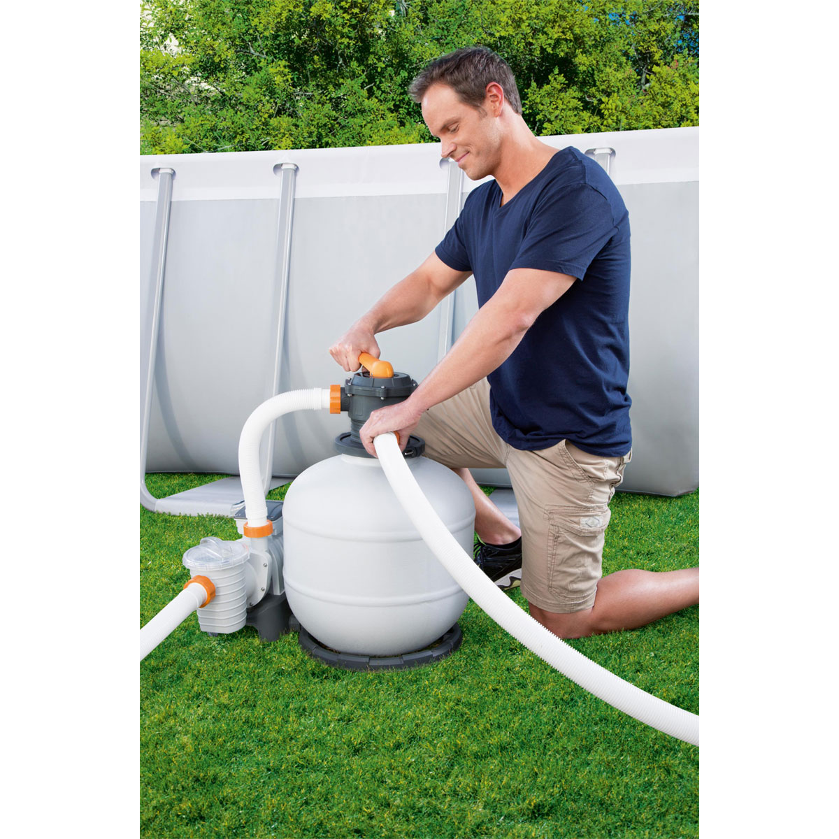 Bestway Sandfilteranlage mit Zeitschaltuhr 8.327 l/h Bild 10