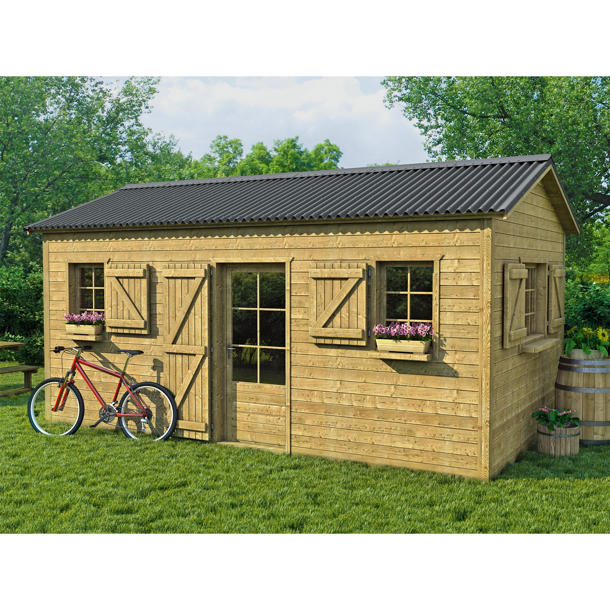 Onduline Bitumen-Wellplatte schwarz 200 x 85,5 cm Bild 3