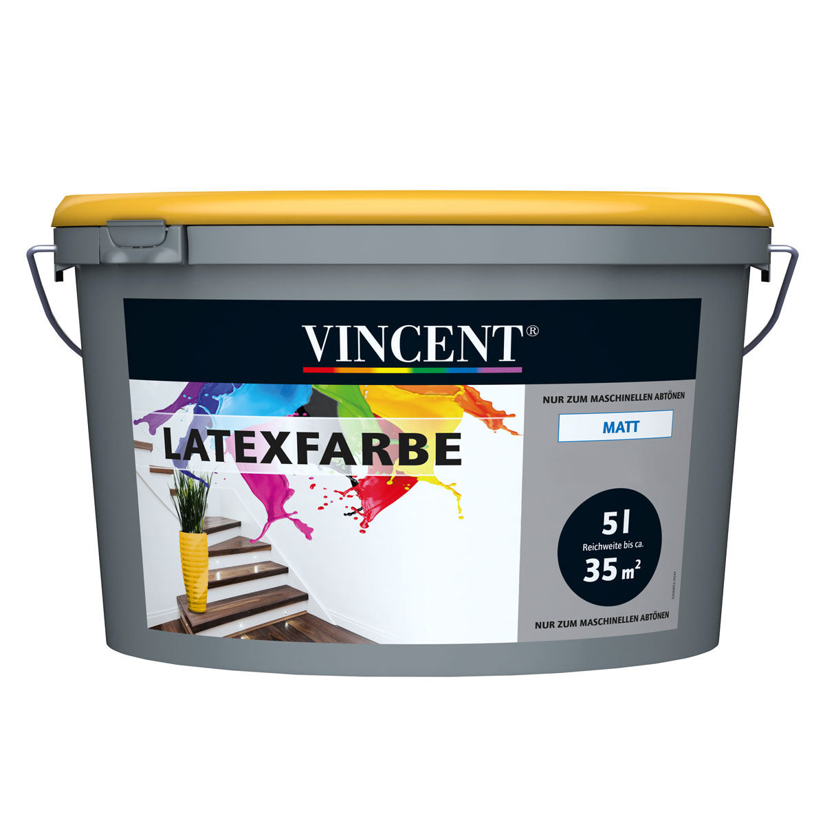 Vincent  Wandfarbe Latexfarbe Mix It matt 5 l