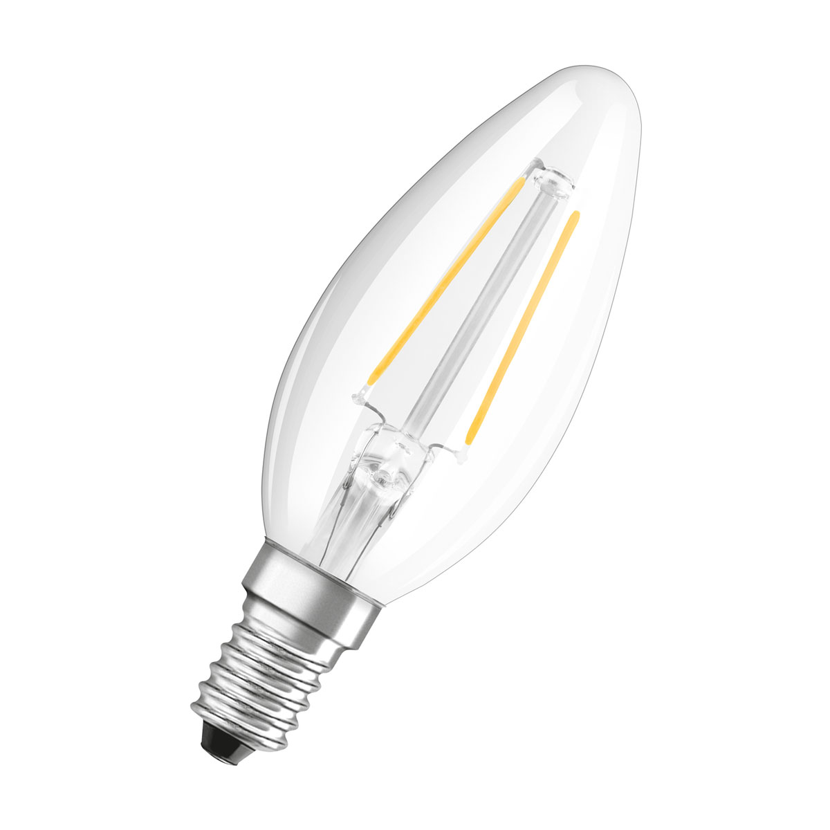 Osram LED-Leuchtmittel E14 warmweiß 15W klar
