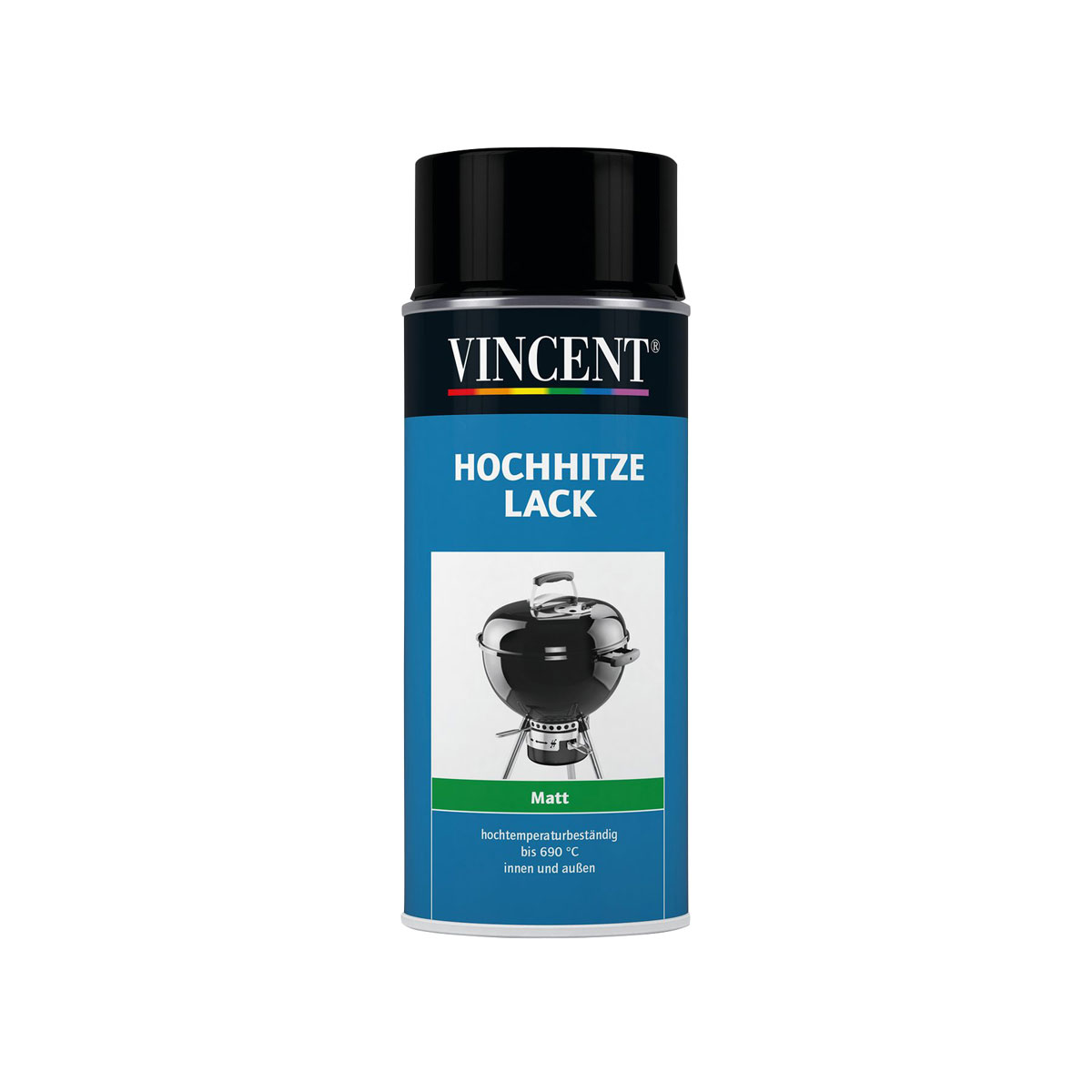 Vincent Hochhitze Lack matt schwarz 400 ml