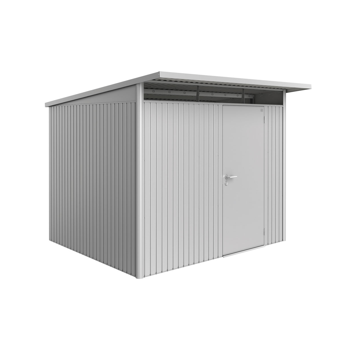 Biohort Gerätehaus AvantGarde A6 silber- metallic mit Standardtür