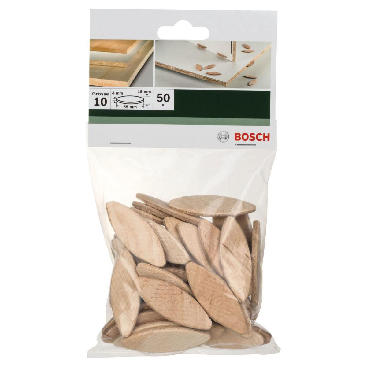 Bosch  DIY Flachdübel Grösse 10 50 Stück Bild 2