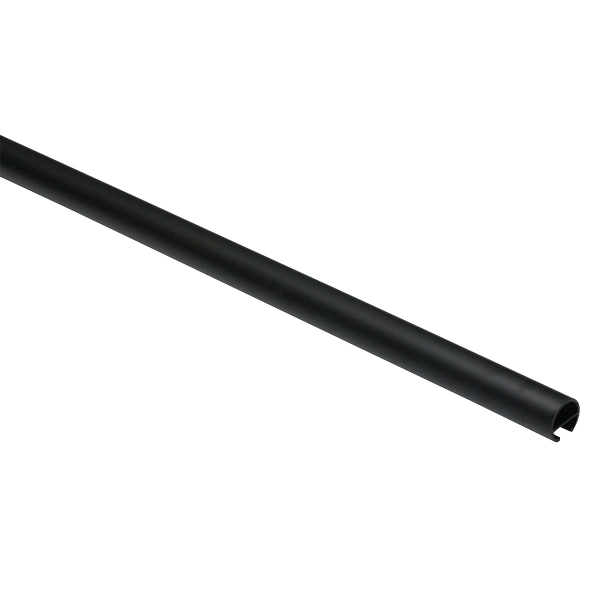Gardinia Gardinenstange Memphis mit Innenlauf Durchmesser 16 mm 120 cm schwarz matt