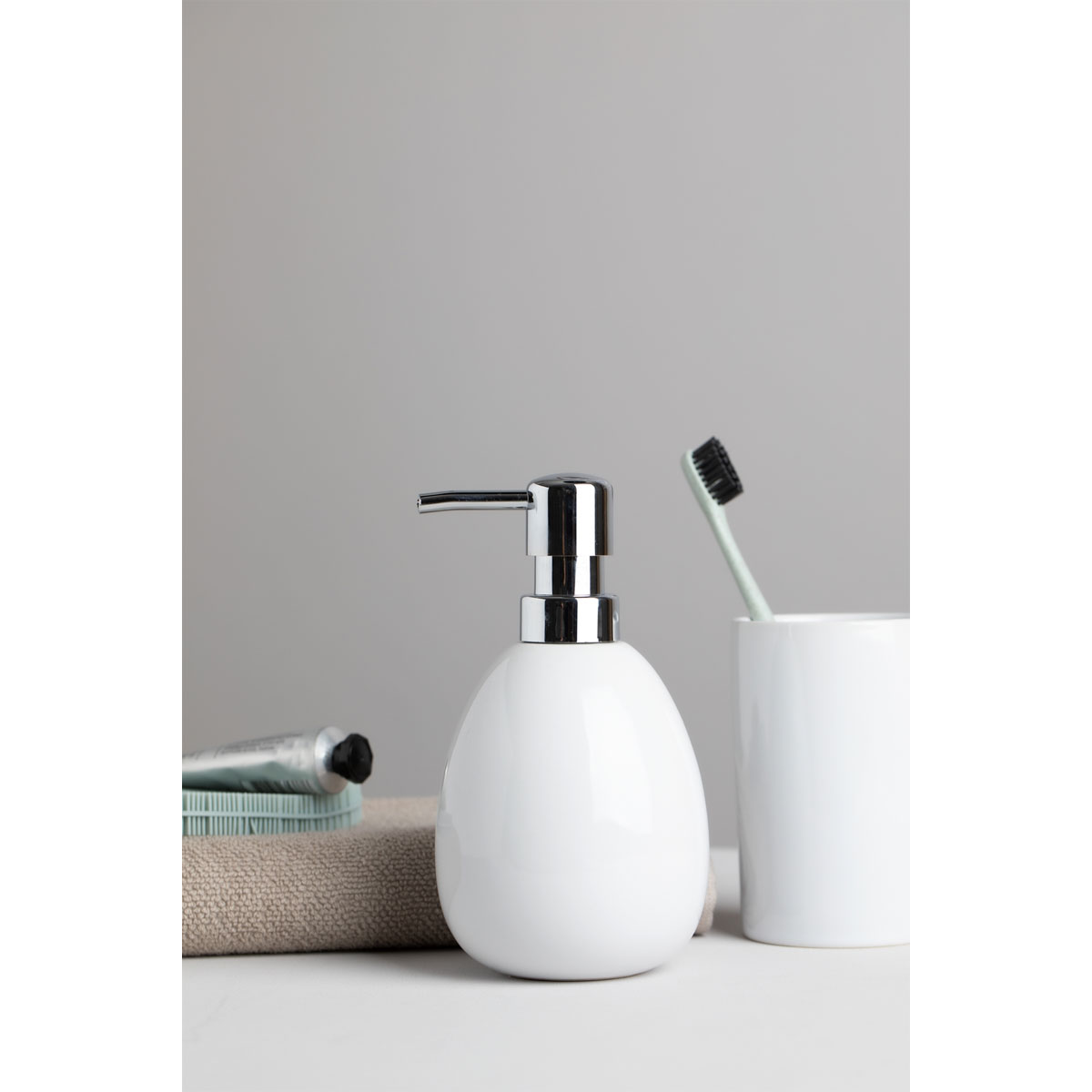 Wenko Seifenspender Polaris weiß 390 ml Bild 3