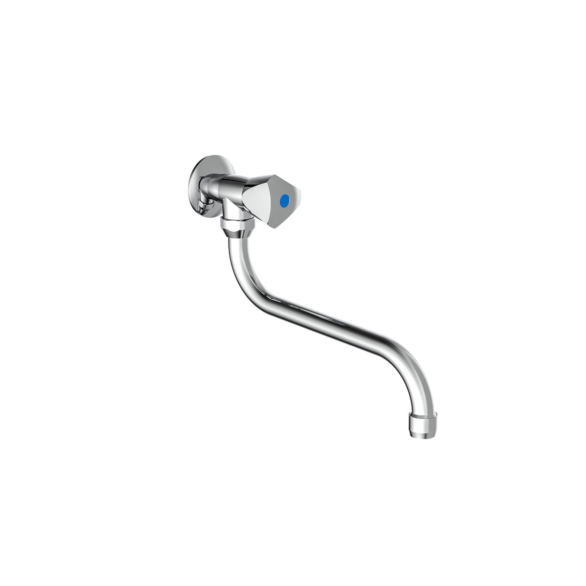 Kirchhoff Wand-Schwenkventil Chrom