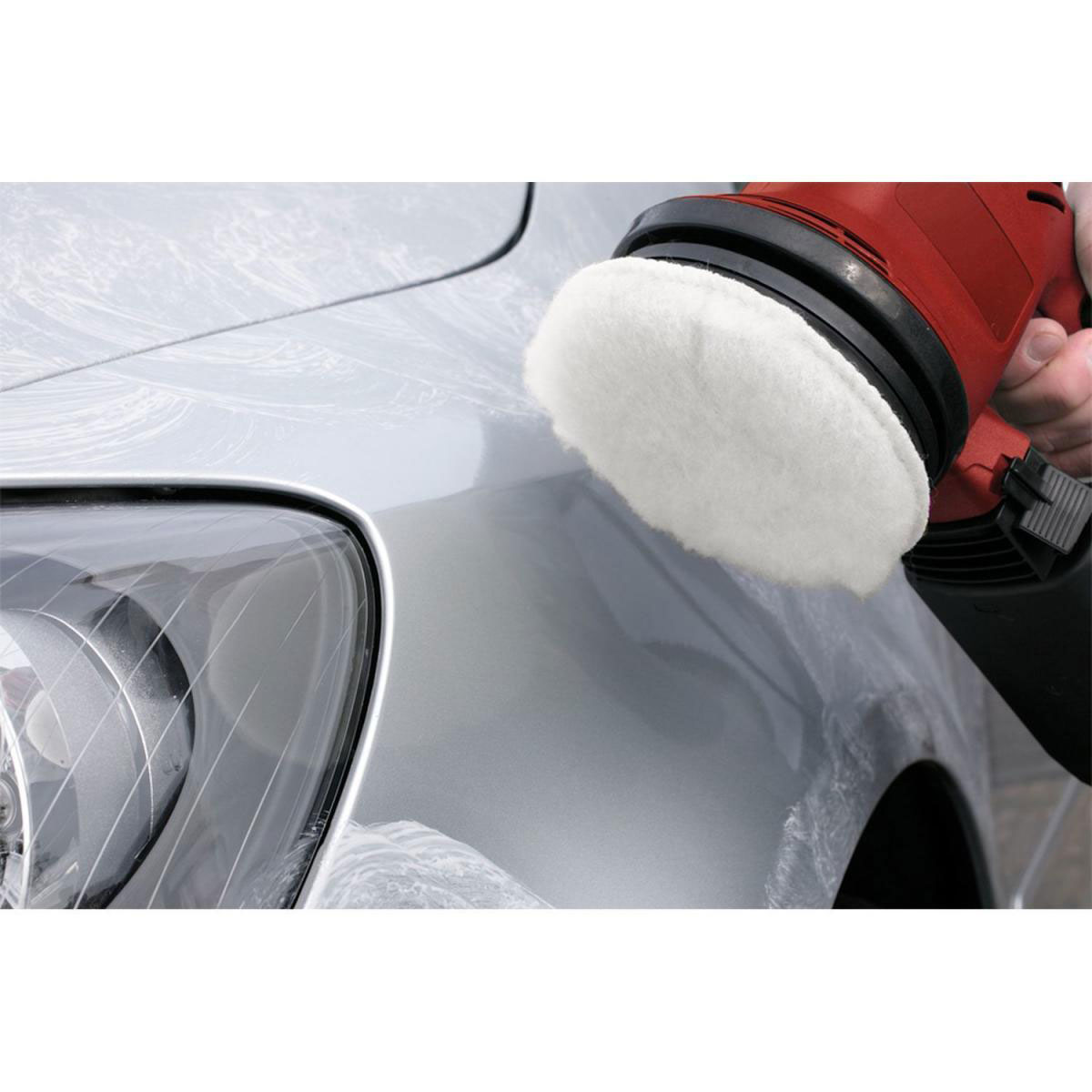 kwb  Polierhaube Quick Stick selbsthaftend Lammwolle Bild 3