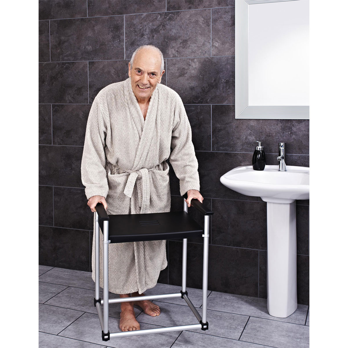 Ridder  Bad-Hocker Premium XXL schwarz Bild 3