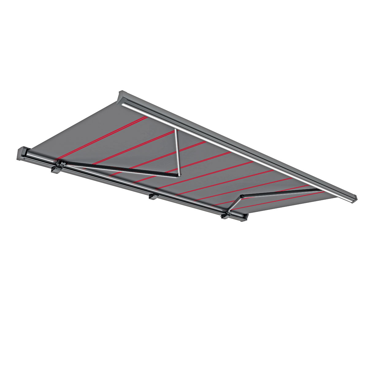 Durabil Markise Fine-Line inkl LED-Beleuchtung 4 x 3m anthrazit