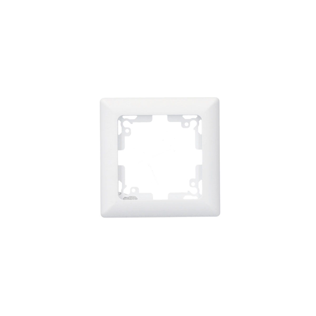 Flector Abdeckrahmen mattweiß 1-fach