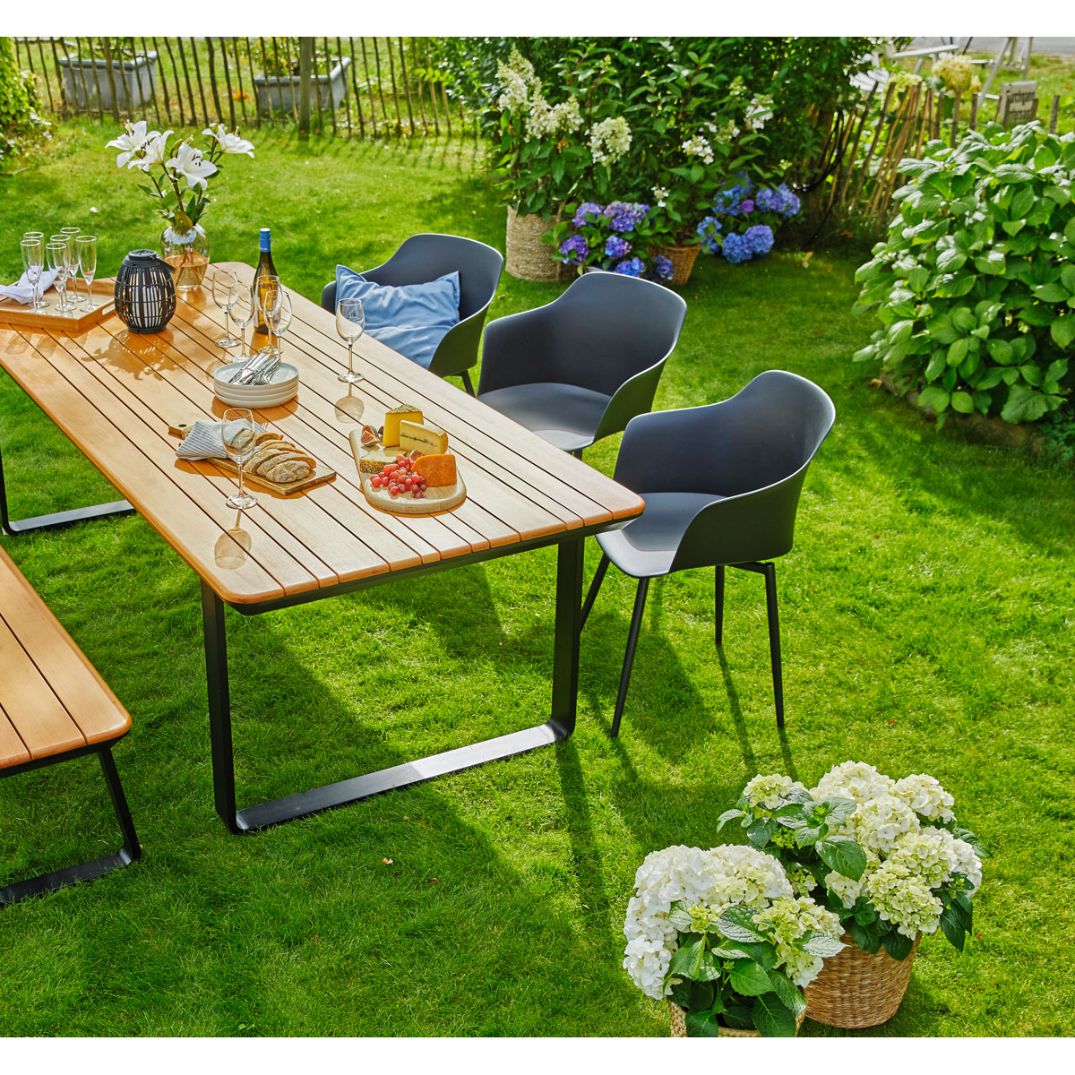 Haveson Kunststoff-Sessel Madeira schwarz Bild 4