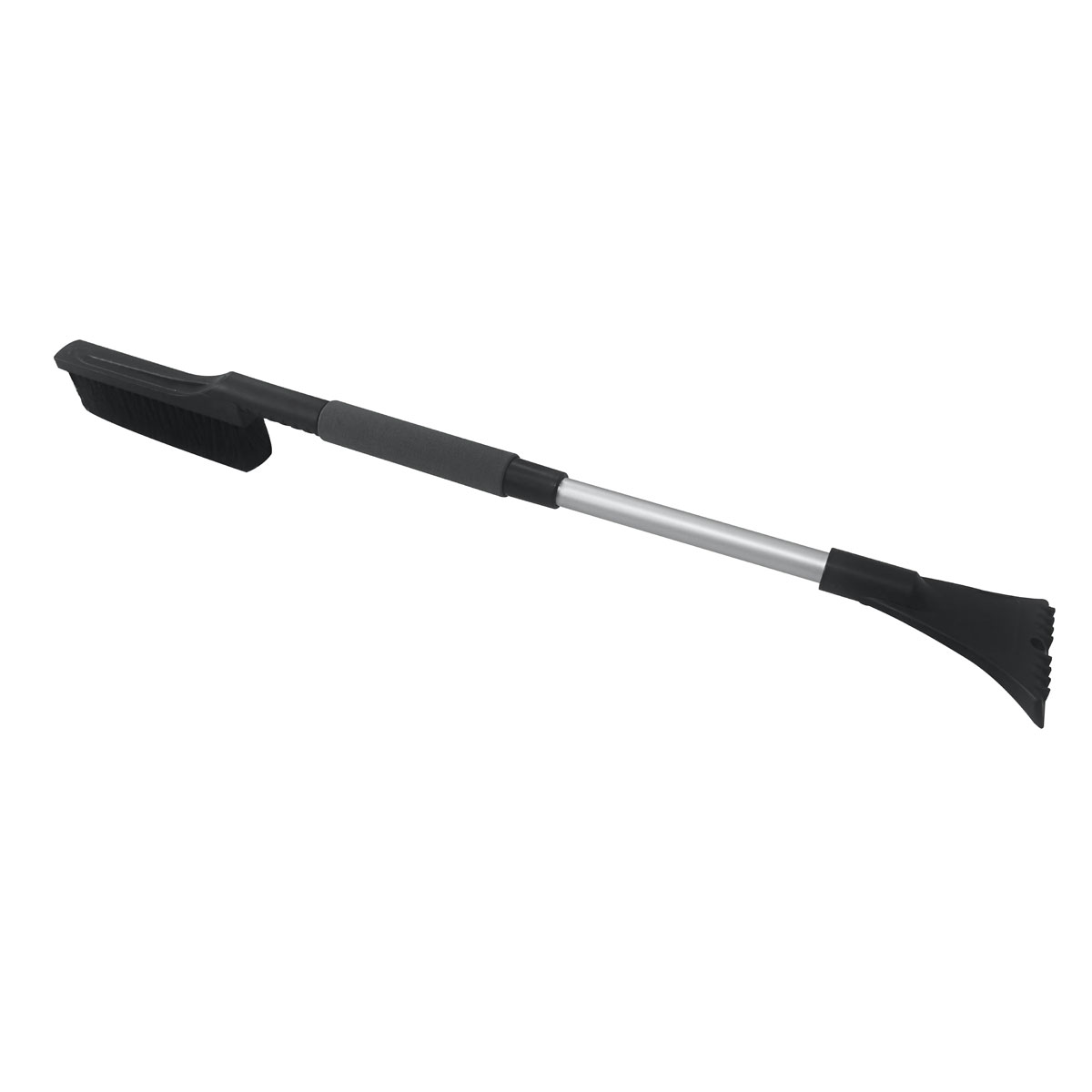 Basic Teleskop-Eiskratzer mit Besen und Verlängerung 82 cm