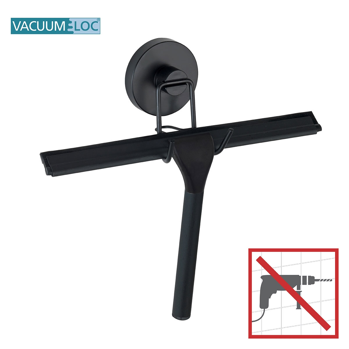 Wenko Duschabzieher Befestigen ohne bohren Vacuum-Loc Bild 2