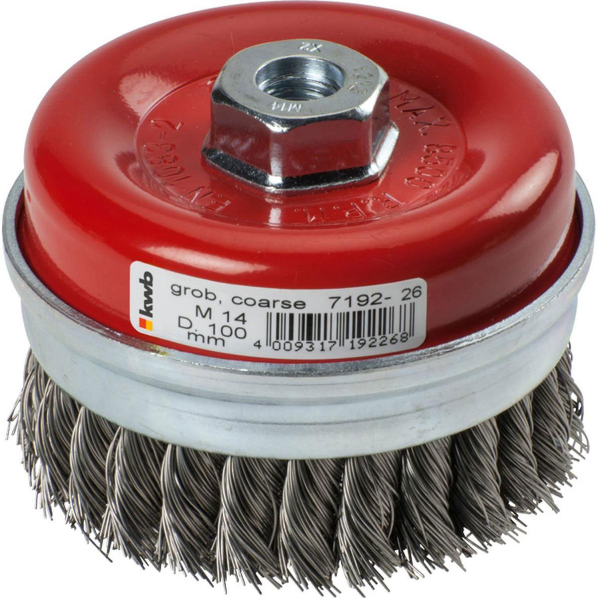 kwb  Topfbürsten Aggresso-Flex für Einsatz mit Winkelschleifern 100 mm gezopft Bild 1