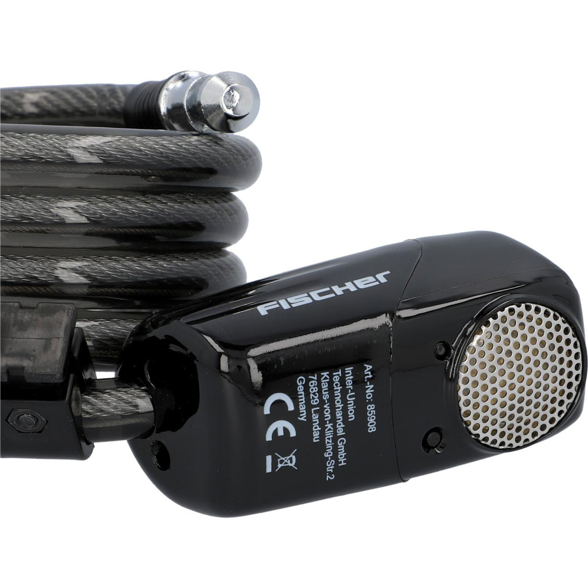 Fischer Bikes Alarm-Spiralschloss 120 cm 12 mm Bild 2