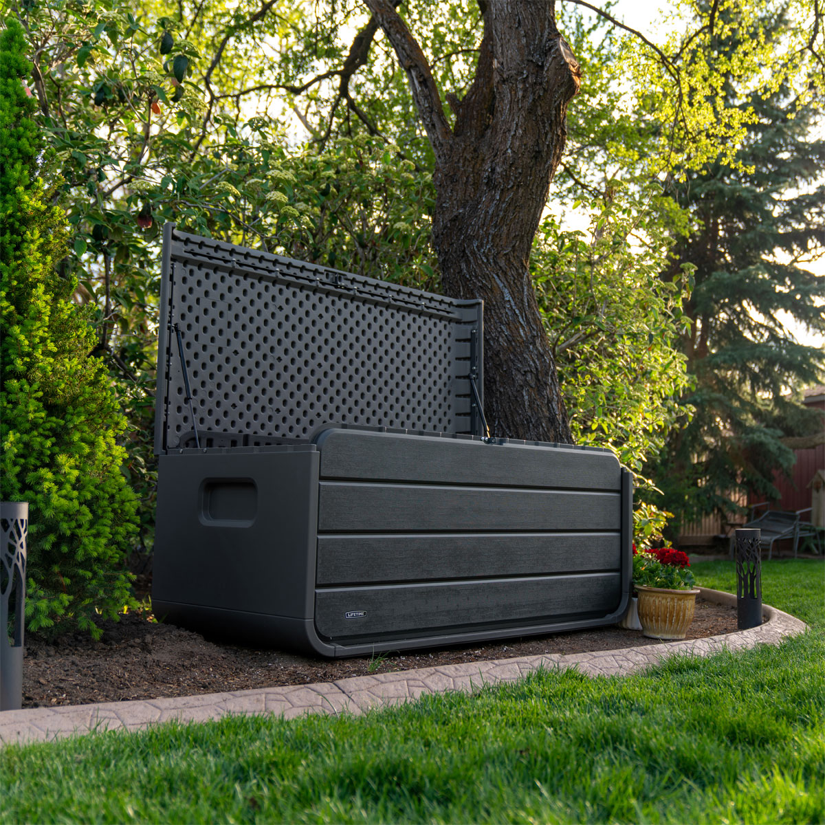 Lifetime Kissen- & Auflagenbox 515 L 72x147,1x63,6cm Anthrazit Bild 10