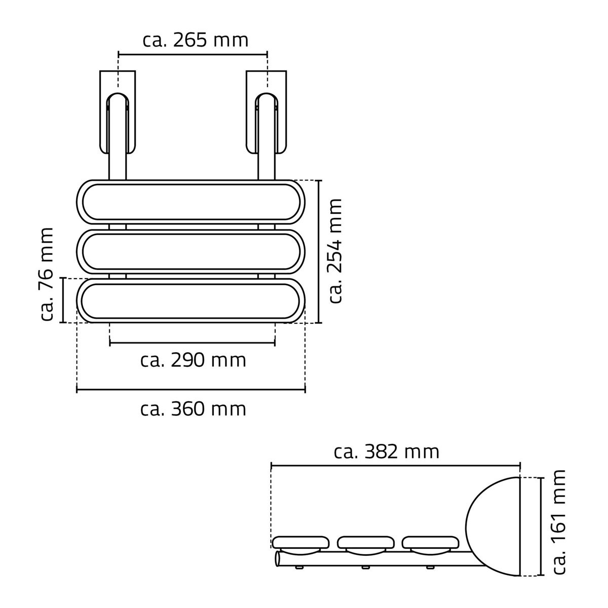 Ridder  Duschklappsitz Pro grau Bild 4