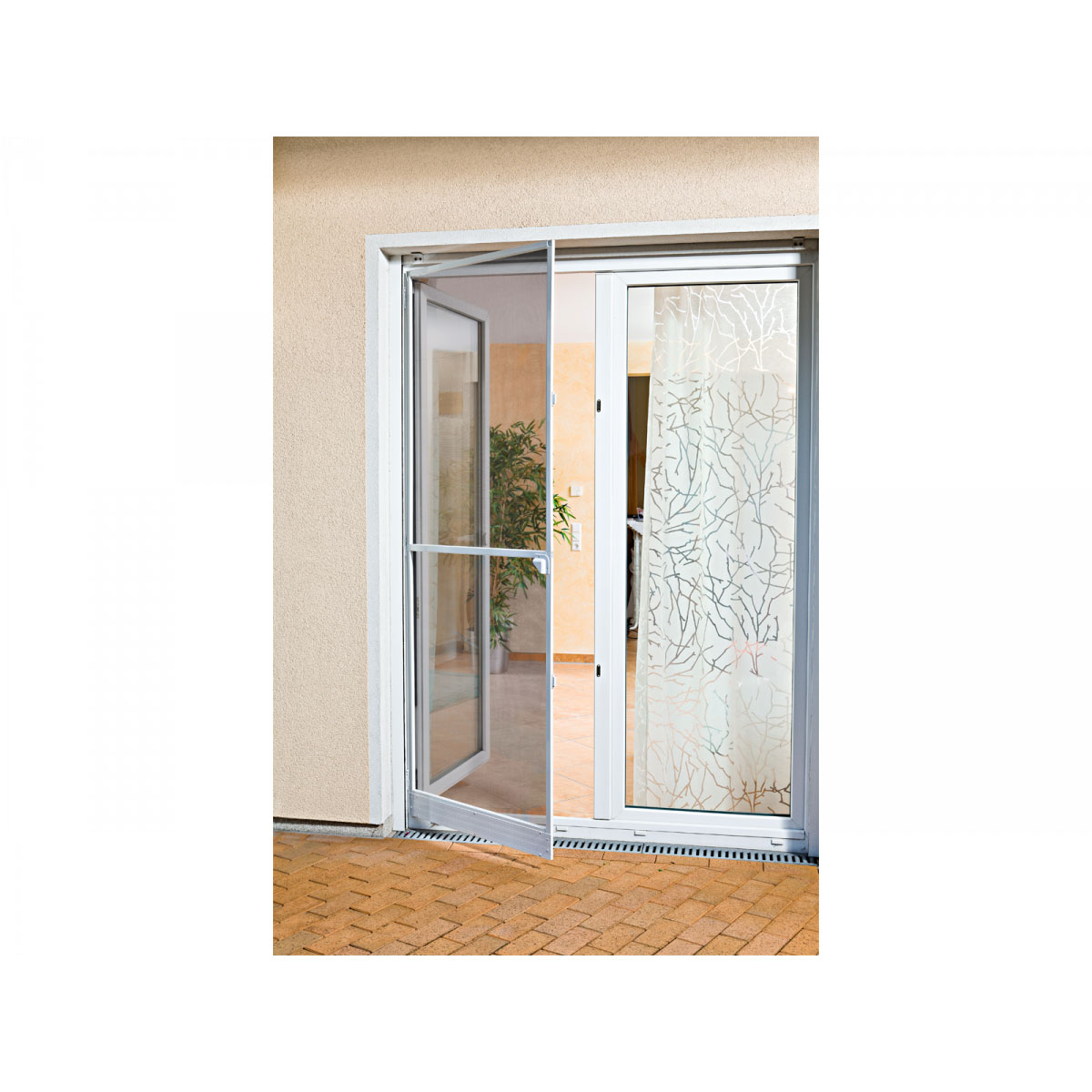 Durabil Insektenschutztür 100 x 220 cm weiß