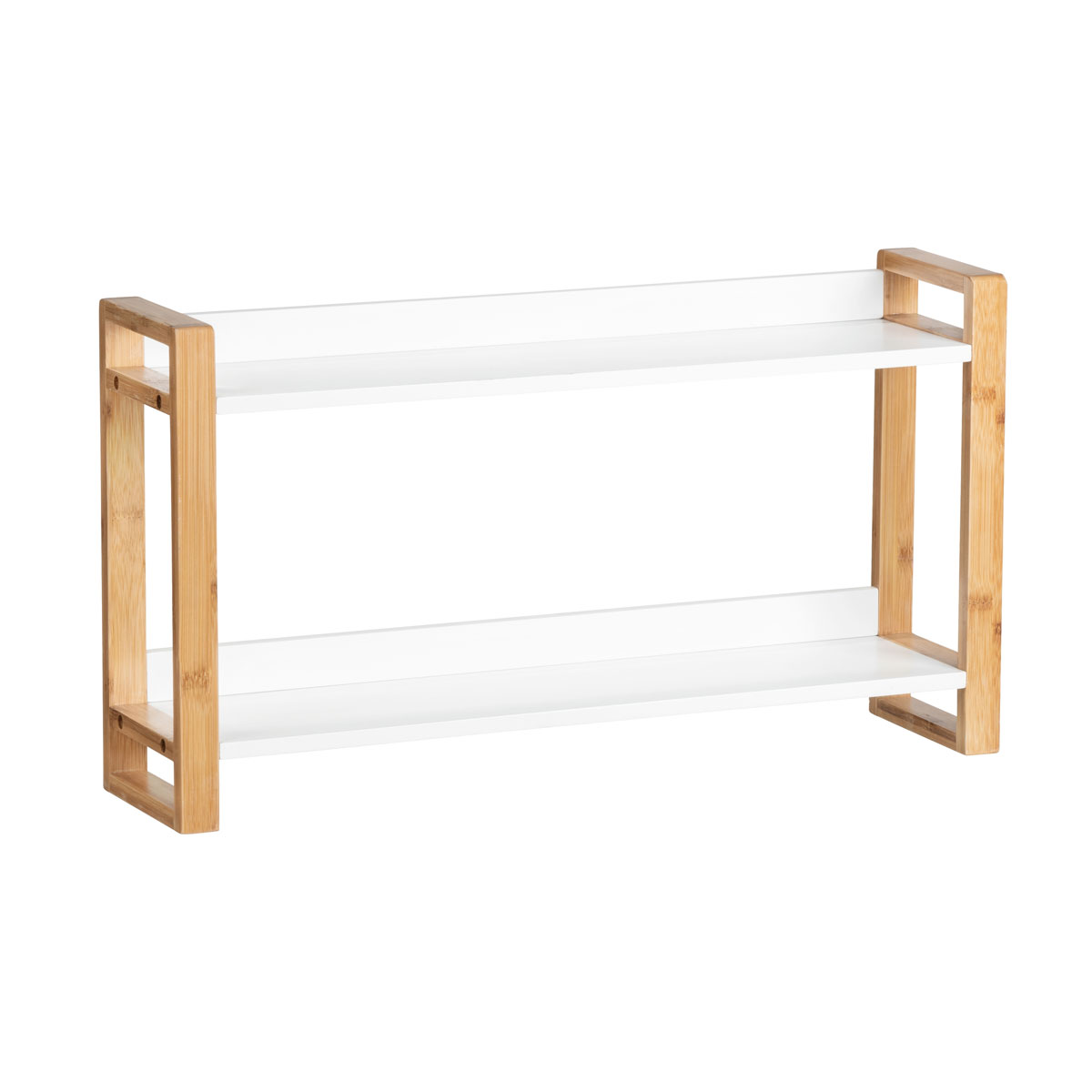 Wenko Wandregal Finja Wohnregal Badregal aus Bambus/MDF 514384