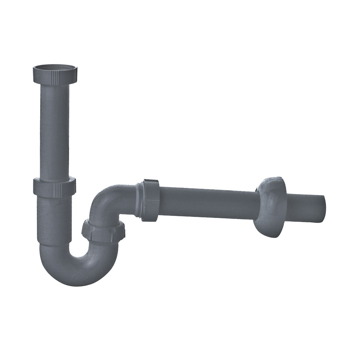 Kirchhoff Röhrensiphon ECO-SAVE KS grau 1 1/4" x Durchmesser 32 mm