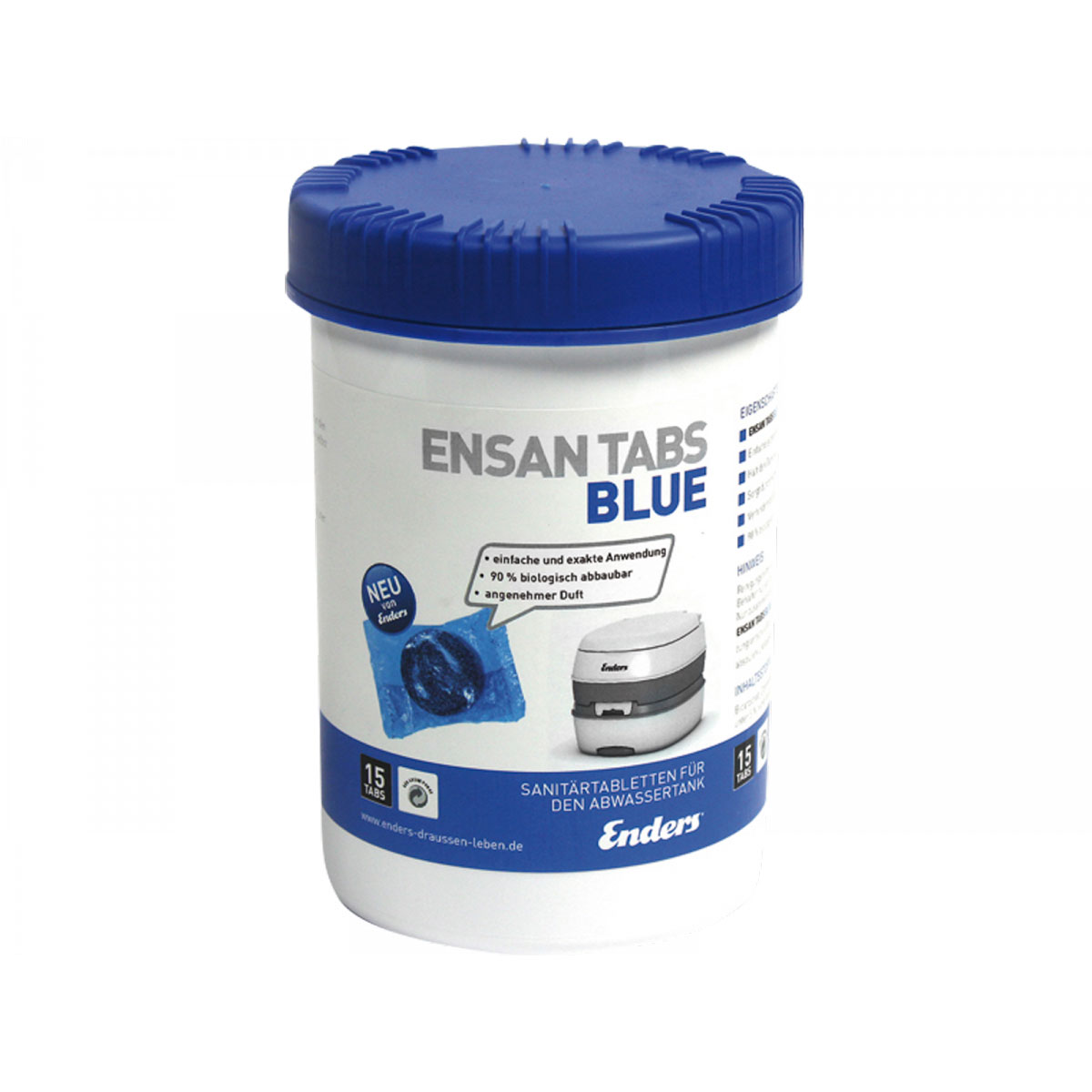 Enders Colsman Sanitärkonzentrat Ensan Tabs Blue 15er-Pack