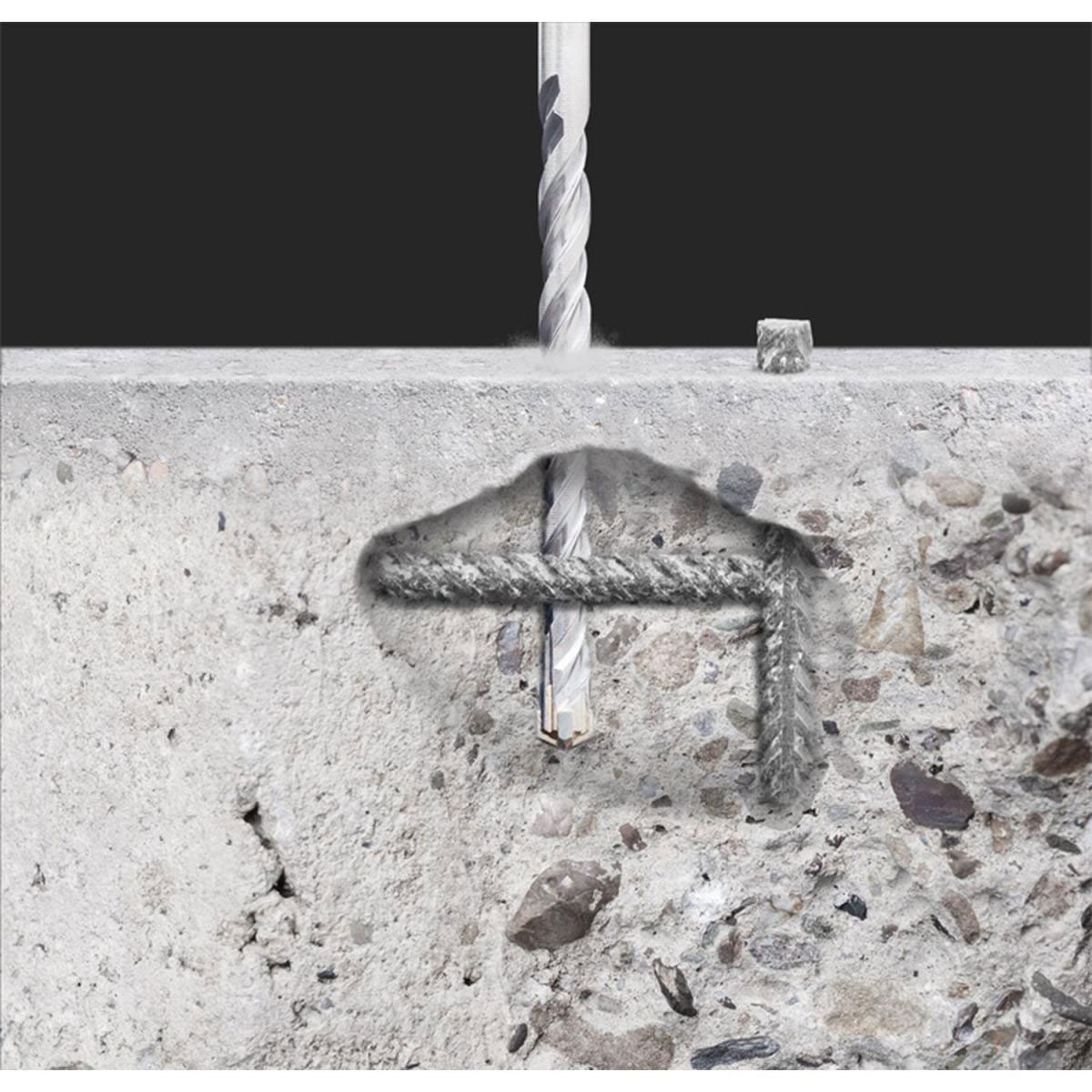 kwb  Hammerbohrer Cross Tip Spitze 4 schneidig Durchmesser 8 mm 260 mm Bild 3