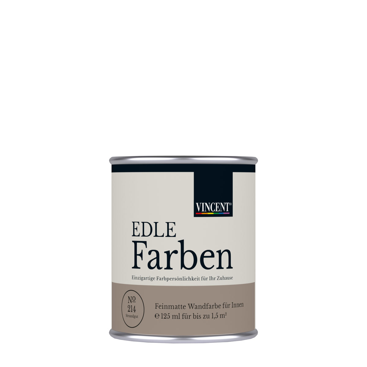 Vincent  Wandfarbe EDLE Farben Strandgut matt 0,125 L