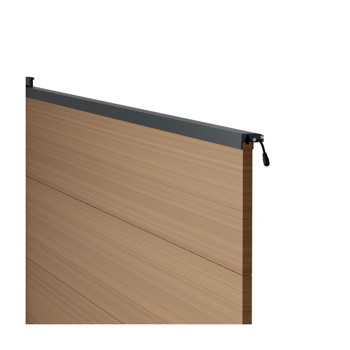 LyghtUp LED-Leuchtleiste für WPC- und Aluzäune 173,3 cm silber Bild 5