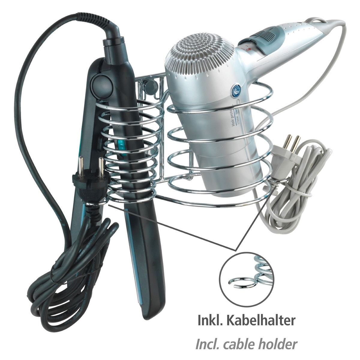 Wenko Haartrocknerhalter und Glätteisenhalter Milano Bild 2