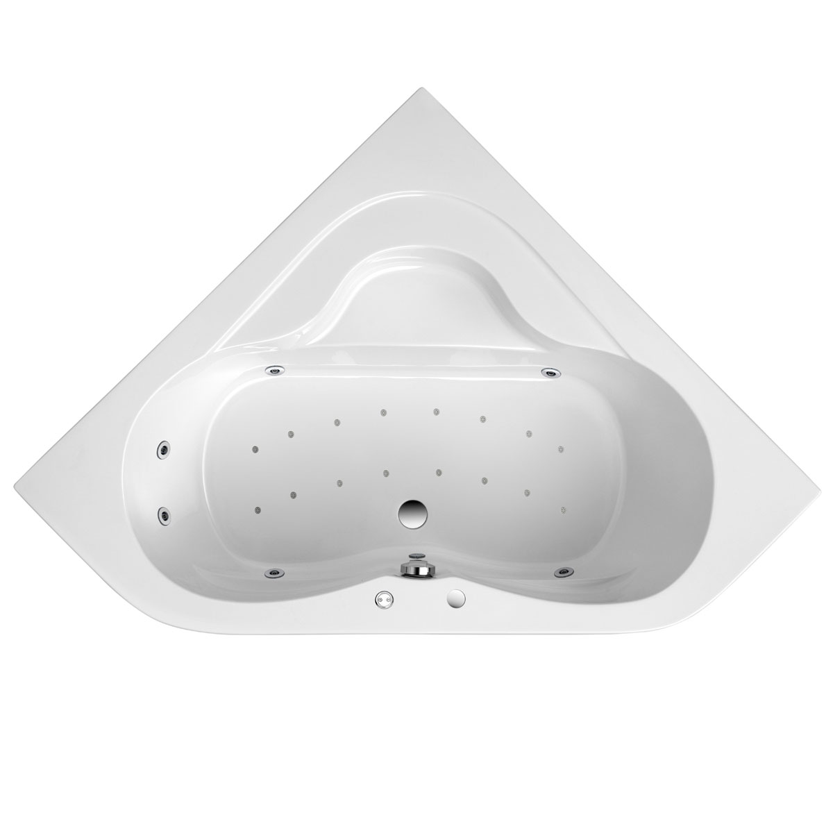 Ottofond Whirlpool-Set Lucia 140 cm weiß Typ 3 Bild 1