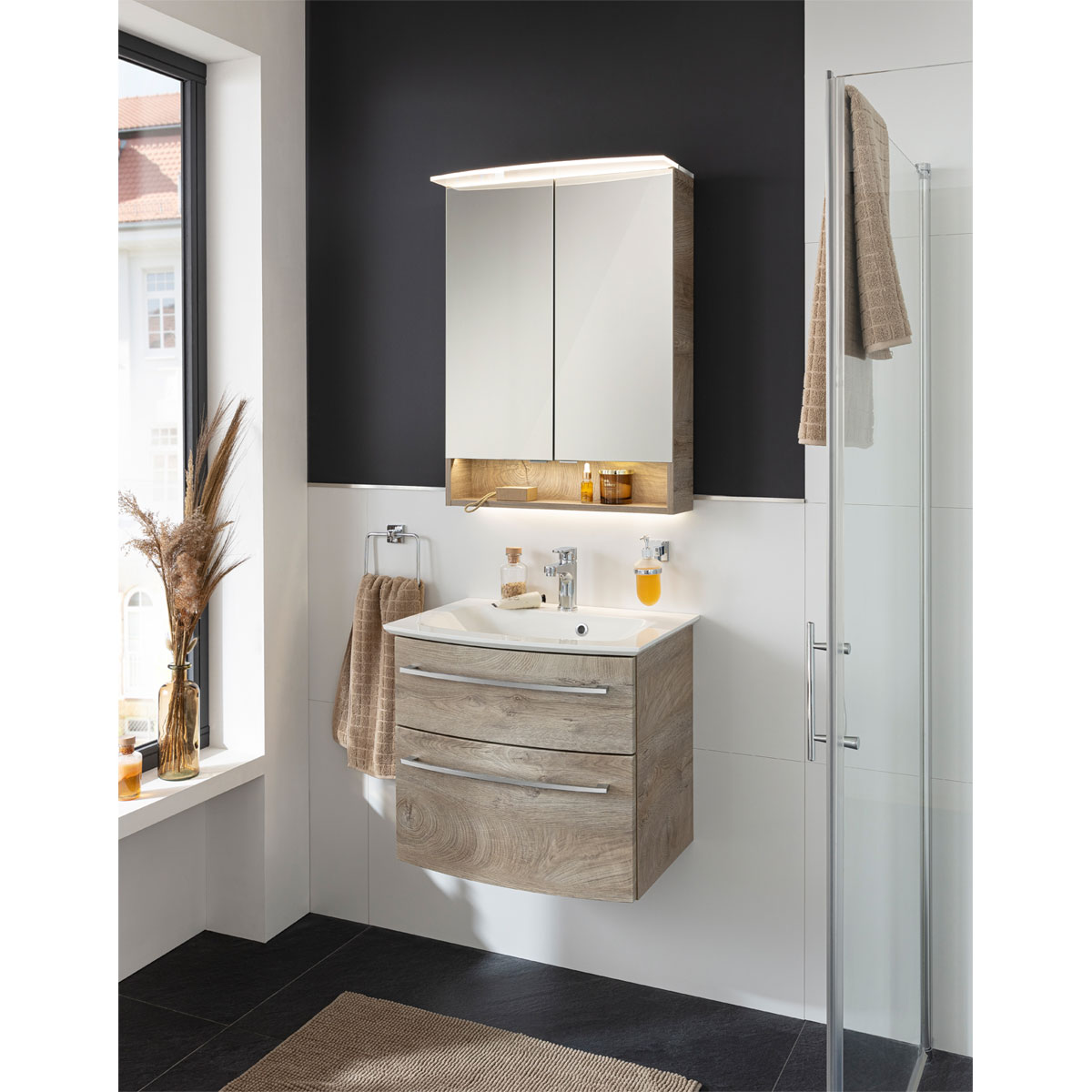 Fackelmann  LED-Ambilight für Spiegelschrank B.Style 600 mm Bild 2