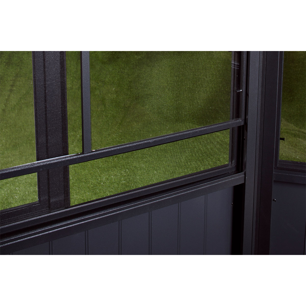 Sojag Pavillon Kaltwintergarten Charleston 1215 383,6x488,6x280,89cm Anthrazit Bild 8