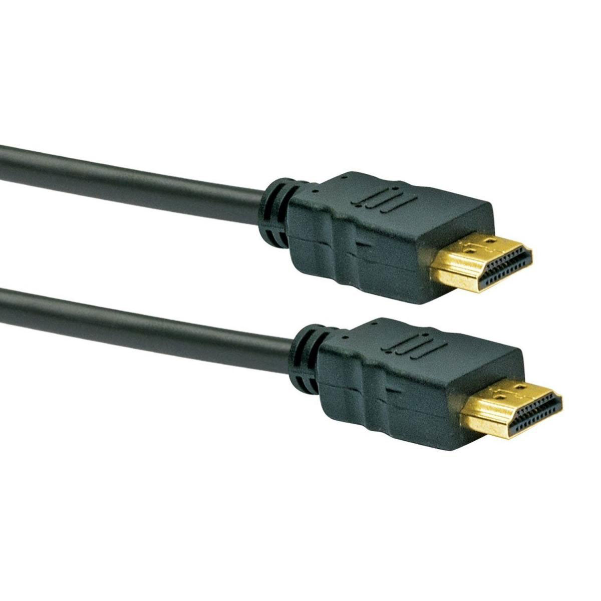 HDMI-Kabel mit Ethernet, 1,5m, schwarz