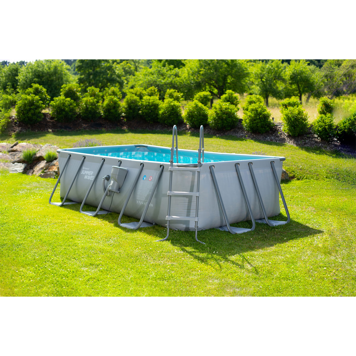 Summer Waves Elite Frame Pool 317,5x500,4x99,1cm Anthrazit Bild 7